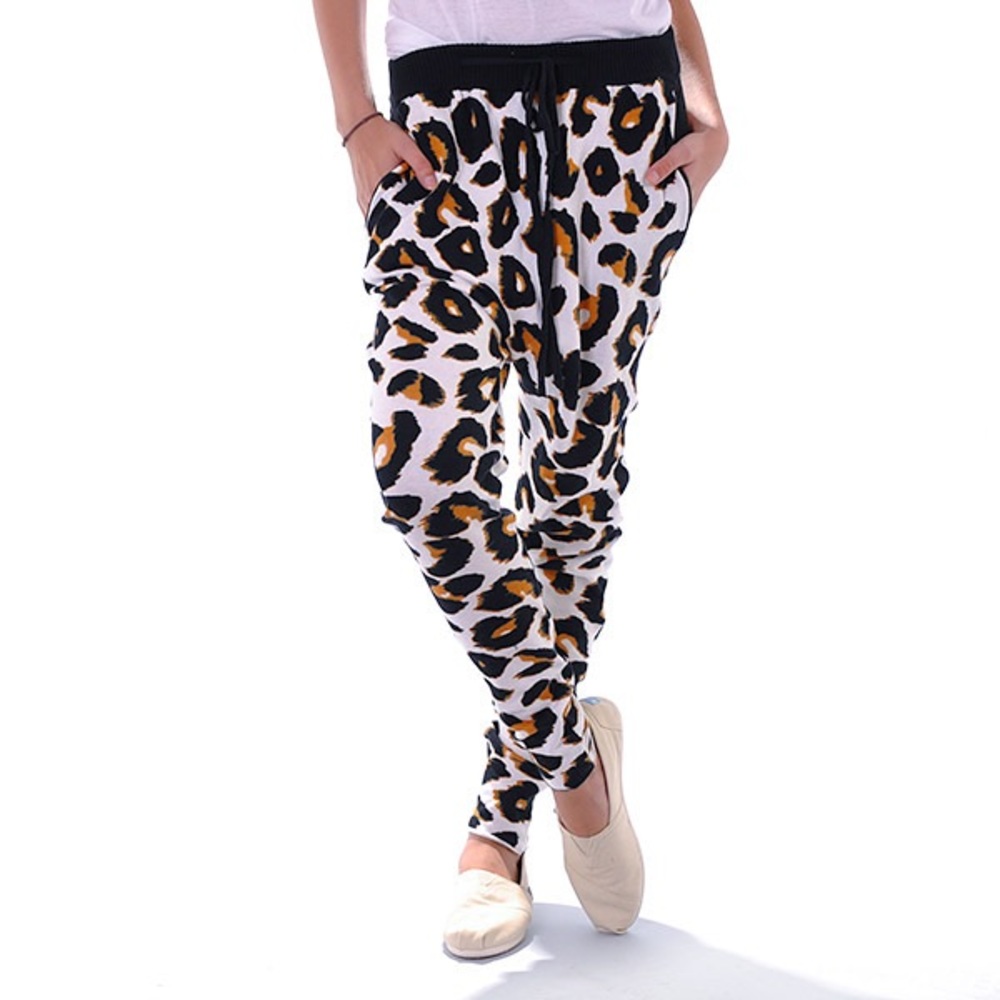 Somedays Lovin JAGGER LEOPARD KNIT JOGGERS